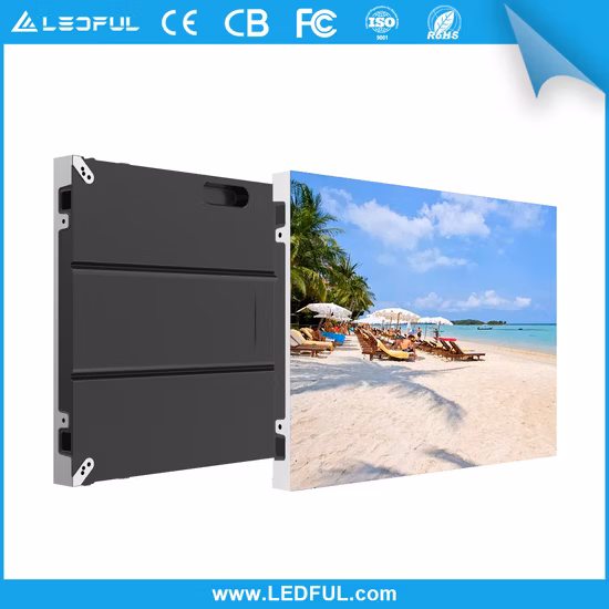 Display de LED fixo de cor completa China HD vídeo P2.5 P4