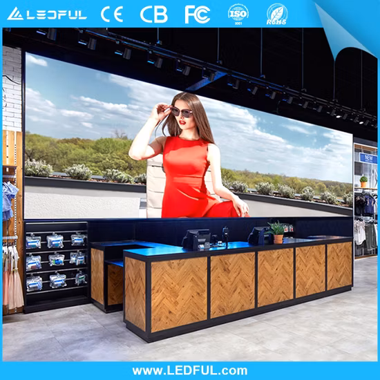 P2.6 Display de shopping colorido interno fixo Display de LED