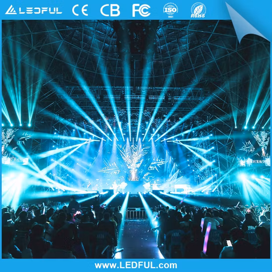 Telão de LED interno colorido HD Rental P2.976