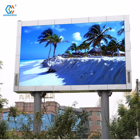 Legida Outdoor Capacitiva 960*960 outdoors de LED com tela fixa digital P10 P8 P6 P5 Exibição de sinal
