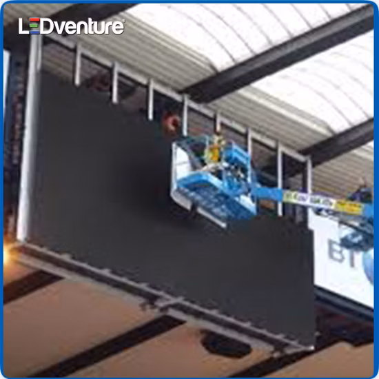 Aluguel de publicidade ao ar livre em cores internas SMD Perimeter Sport Display de LED